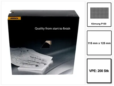 Produktbild von Mirka Goldflex Soft 115x125mm P150 200Stk. ( 2912707015 ) Handpad Rolle perforiert