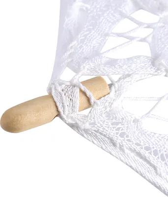 Produktbild von Lady Hochzeit Spitze Regenschirm Sonnenschirm Sonnenschirme Party Braut Fotoaufnahme Dekor (weiß klein)