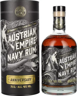 Produktbild von Austrian Empire Navy Rum ANNIVERSARY 40% Vol. 0,7l in Geschenkbox