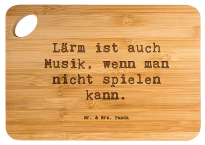 Produktbild von Mr. & Mrs. Panda Holzbrett Spruch Schlagzeug Lärm - Transparent - Geschenk, Band, Beats, Frühstücksbrett, Instrument, Präsenz, Musik, Lernen, Schneidebrett, Musiker