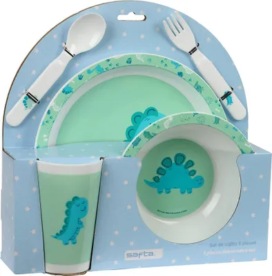 Produktbild von Safta Preschool Dino Set Geschirr    One Size