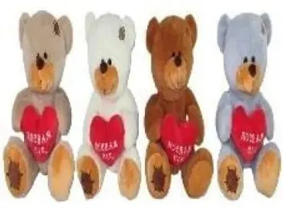 Produktbild von Teddybär mit Herz, 25 cm, MIX – Sun-Day