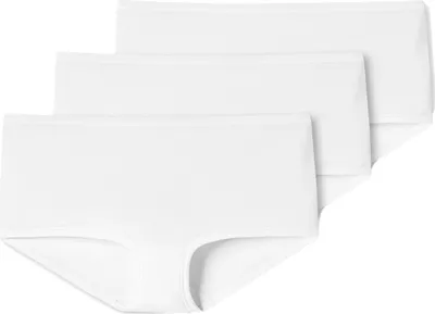 Produktbild von Schiesser Damen 3PACK Shorts weiss Pack (Mehrfach) Gr. 046