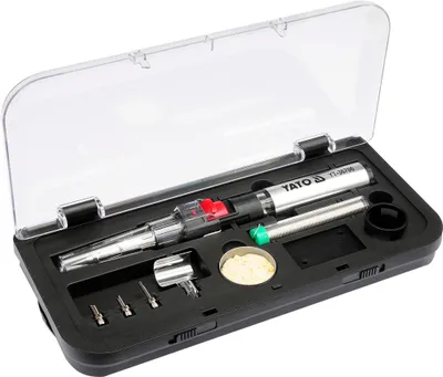 Immagine prodotto di Yato YT-36706 Saldatore a gas 1300 °C Nero, rosso, acciaio inossidabile