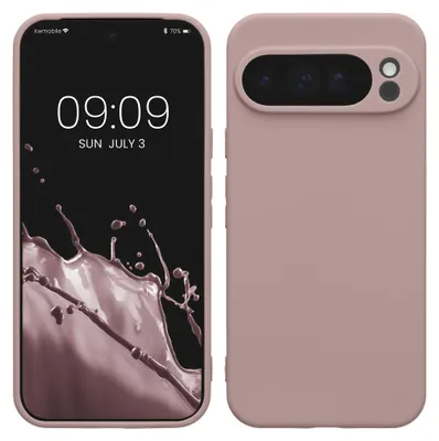 Produktbild von kwmobile Handyhülle für Google Pixel 10 Pro XL Hülle - weiches Handy Silikon Case - Schutzhülle Cover - Nude Lilac