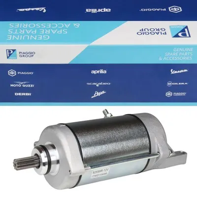 Productafbeelding van Startmotor (9 tanden / draait met de klok mee) voor Piaggio Beverly MP3 X8 9 10 / Gilera Fuoco Nexus / Aprilia Atlantic 400 500