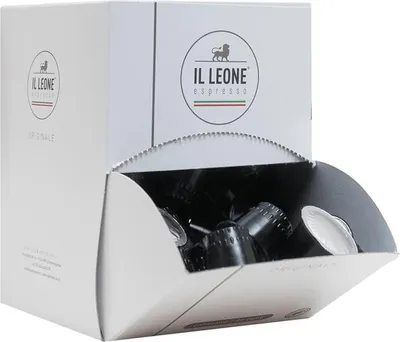 Produktbild von Il Leone Espresso 80 Kaffeekapseln für Nespresso – Italienische Röstung, intensiv und kräftig, 70% Arabica und 30% Robusta, Für alle Maschinen
