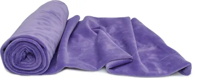 Produktbild von Minky Strickstoff glattes Muster, Violett 50 x 160 cm