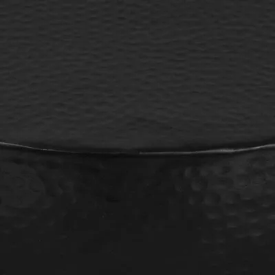 Immagine prodotto di vidaXL Tavolino in alluminio martellato 70 x 30 cm Nero