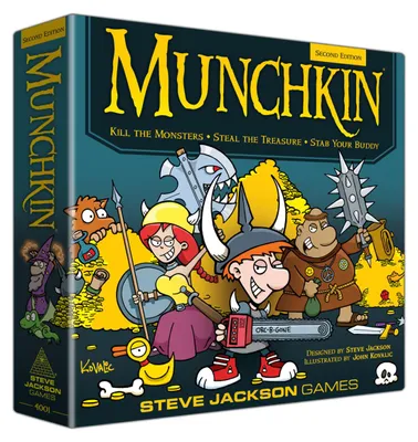 Produktbild von Munchkin Deluxe 2nd Edition - Brettspiel - EN Version