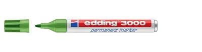 Produktbild von edding Permanentmarker 3000 4-3000011 1,5-3mm Rundspitze h.gn