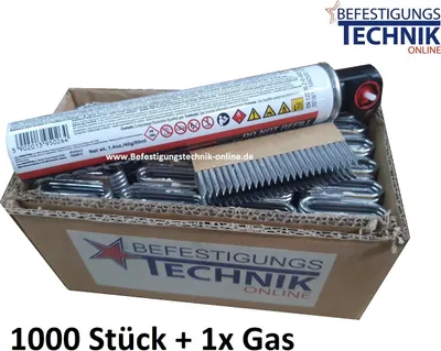 Image de 40mm Agrafes de clôture galvanisées à chaud + gaz pour agrafeuse de clôture Tjep FS-40 Senco GT40FS KL-89.2