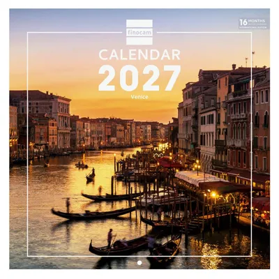 Productafbeelding van Finocam Wandkalender 2027 | Foto's van Venetië