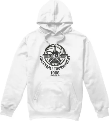 Obrázok produktu pre Top Gun - Mikina s kapucňou "Volleyball" pre mužov TV8954 (XL) (biela)