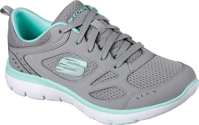 Produktbild von Skechers Damen-Sneaker SUMMITS - SUITED Grau-Türkis, Farbe:grau, EU Größe:37
