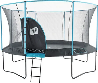 Image de TP Toys Trampoline "Genius" avec filet de sécurité bleu / noir Ø 427 cm
