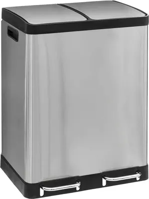 Produktbild von Eazy Living Mülleimer mit Pedal 30L+30L Ames