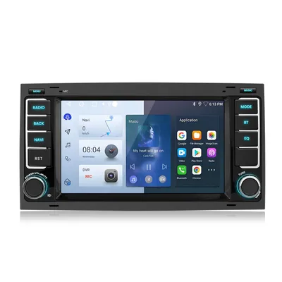 Image de Autoradio 7'' Carplay 2+64G Android 13, navigation GPS pour VW T5 Transporter Multivan Touareg SWC RDS DSP FM DAB+ WIFI BT 2DIN