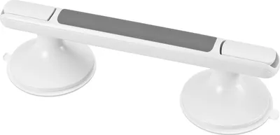 Produktbild von Faziango Haltegriffe für Senioren 32cm, Haltegriff Dusche ohne Bohren, Max 110kg Abnehmbarer Duschgriff mit Saugnapf, Robuster Badewannengriff für Badezimmer, Haltegriffe für Badezimmer - Grauweiß