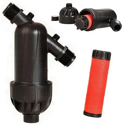 Zdjęcie produktu dla Filtr do Wody Antypiaskowy Dyskowy 1 cal - do Pompy Hydroforu - z Wkładem Dyskowym - na Zasys 1" - Przepływ do 120 l/min