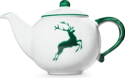 Immagine prodotto di Vetroceramica Gmundner Cervo verde, teiera da 1,5 litri