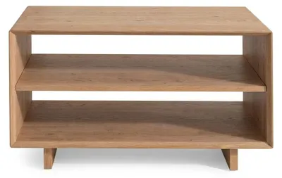 Obrázek produktu pro Hnědý konferenční stolek, dřevěný stolek, moderní stolek, nábytek do obývacího pokoje, TV stolek