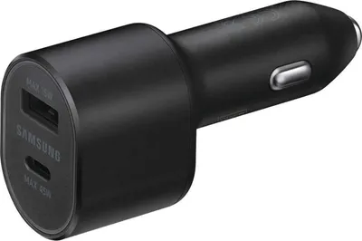 Obrázek produktu pro Nabíječka do auta Samsung Fast Charge 2 Port 45W - černá