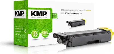 Produktbild von KMP K-T55 gelb Tonerkartusche ersetzt Kyocera FS-C2026MFP (TK-590Y)