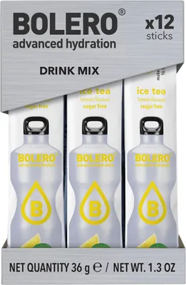 Produktbild von Bolero Ice Tea (12x8g) Lemon - Intra- & Post-Workout - Intra-Workout