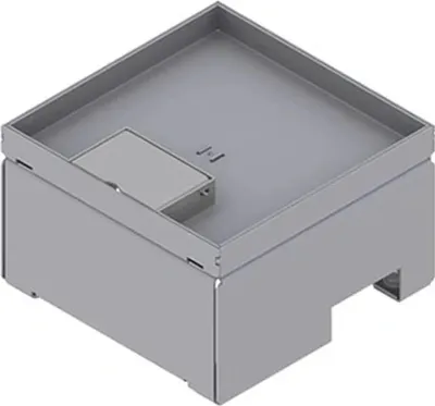 Obrázok produktu pre ITAP Podlahová zásuvka 160/160, chrómová oceľ, s vývodom na kábel, hĺbka 15 mm, 1 ks.