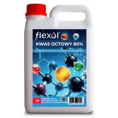 Zdjęcie produktu dla Kwas octowy ESENCJA OCTOWA 80% 2l Flexol