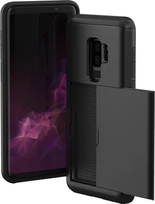 Productafbeelding van imoshion Backcover met pasjeshouder voor de Samsung Galaxy S9 Plus - Zwart