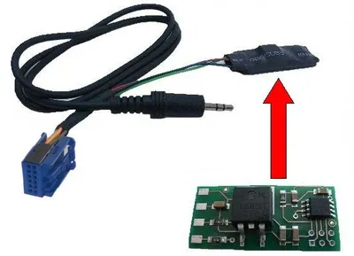 Zdjęcie produktu dla Adapter AUX MP3 ze zmieniarką CD 12-pin do radia Audi Concert Chorus Symphony 3 III
