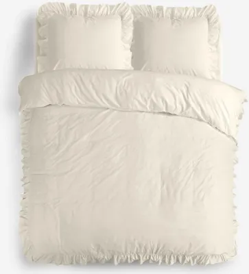 Produktbild von Sleeptime Ruffles Creme 240 x 200/220 cm