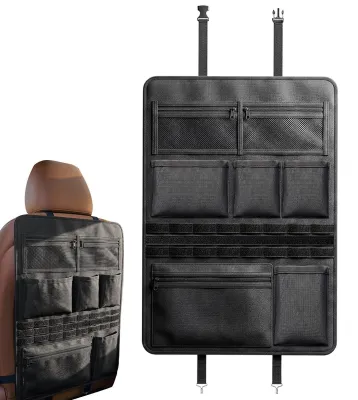 Image de Organisateur de siège arrière pour voiture avec 7 compartiments de rangement