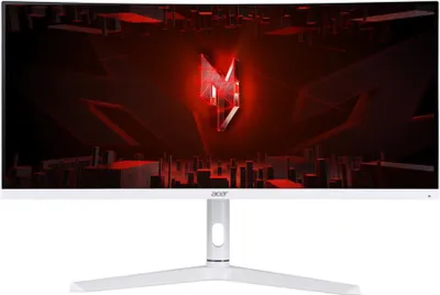 Produktbild von Gaming-Monitor Nitro XZ6, XZ306CX, Weiß, 29,5 Zoll, Curved, UWFHD, VA, 200 Hz, 1 ms