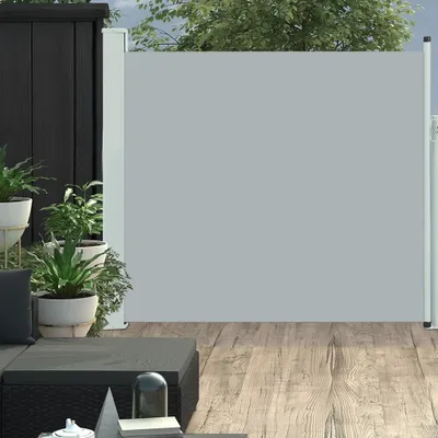 Productafbeelding van Maison Exclusive - Uittrekbare zonnescherm met zijpanelen, 170x300 cm, grijs