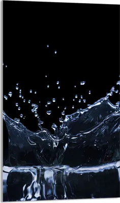 Produktbild von Glasschneidebrett 30x52 Wasser