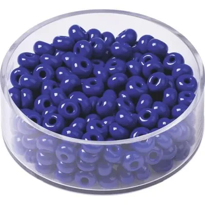 Produktbild von KNORR PRANDELL 213102360 Böhmische Rocailles Ø 5 mm Glas ultramarin