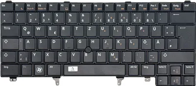 Image de FRANÇAIS - Clavier avec souris, sans éclairage compatible avec DELL Latitude E6320