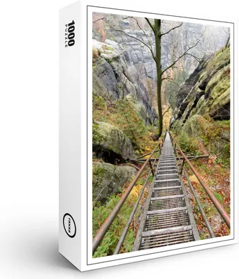 Image de puzzle premium raxxa "Elbsandsteingebirge - Abw", 1000 pièces