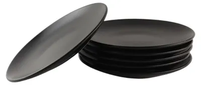 Immagine prodotto di Set di 6 piatti da colazione, diametro 21 cm, in Vetroceramica nera