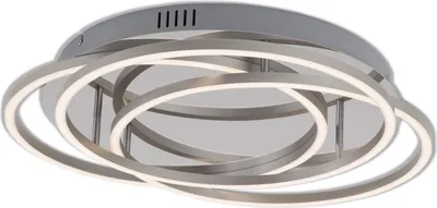 Immagine prodotto di Lampada da soffitto a LED dimmerabile con funzione di memoria 56 W argento metallo-plastica Briloner