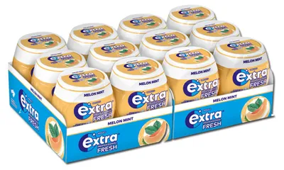 Image de Wrigleys Extra Professional FRESH Melon Menthe 50 dragées 70g paquet de 12