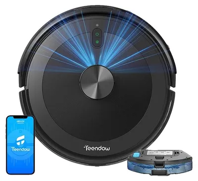 Productafbeelding van Robotstofzuiger, 5000 Pa zuigkracht, intelligente navigatie, Teendow D10S, EU