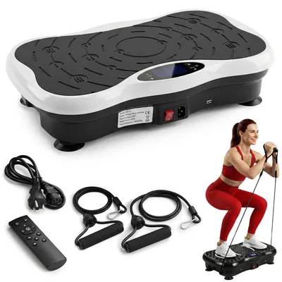 Produktbild von Extralink Vibrationsplatte Vibrationsplattform für Ganzkörpertraining Muskelaufbau Fitness, 200 W
