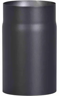 Image de FIREFIX Tuyau de poêle 150mm,Ø150mm,sw épaisseur de paroi 2 mm, noir