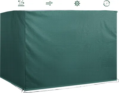 Produktbild von Schutzhülle wasserdicht mit UV-Schutz 215x155x150cm für Möbel & Garten, 215 cm, Dunkelgrün