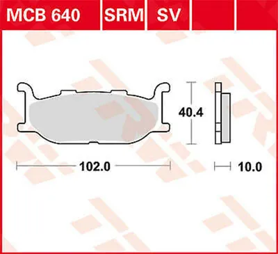 Obrázok produktu pre TRW Brzdová podložka Trw Organ. Mcb 640