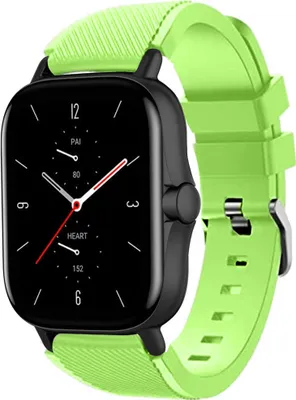 Produktbild von Strap-it Amazfit GTS 2 Silikonarmband (Hellgrün)
